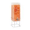Cal-Mil 22002-3-49 Mid-Century 8.25in x 9.75in 3gl Square Beverage Dispenser 