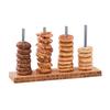 Cal-Mil 22008-4-60 Bamboo 25in x 7in Donut/Bagel Display Riser 