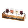 Cal-Mil 22010-99 13.5in x 4in Wooden Wine Taster Board with Chalkboard - 6 Each 