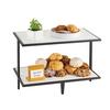 Cal-Mil 22024-2-13 Monterey 21in x 12.25in Plastic & Steel 2-Tier Display Riser 