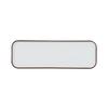 Cal-Mil 22025-412-89 Hudson 12in x 4in Ivory Melamine Platter - 6 Each 