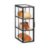 Cal-Mil 22030-13 Monterey 7in x 13.75in Clear Acrylic 3-Tier Bread Display Case 