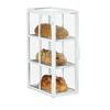 Cal-Mil 22030-15 Monterey 7in x 13.75in Clear Acrylic 3-Tier Bread Display Case 