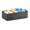 Cal-Mil 22037-515-13 14.5in x 4.75in Black Condiment Organizer 