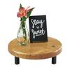 Cal-Mil 22050-3-99 Madera 12in Dia. x 3"H Rustic Pine Display Riser 