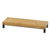 Cal-Mil 22066-3-99 Madera 20in x 7in x 3"H Rustic Pine 1-Tier Display Riser 