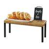 Cal-Mil 22066-9-99 Madera 20in x 7in x 9"H Rustic Pine 1-Tier Display Riser 