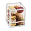 Cal-Mil 22076-15 5in x 5in White Steel Square Countertop Display Riser 