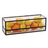Cal-Mil 22077-13 15in x 5in x 5"H Black Steel Square Countertop Display Riser 