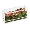 Cal-Mil 22078-15 15in x 5in x 7"H White Steel Square Countertop Display Riser 
