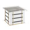Cal-Mil 22084-15 Empire 10.75in x 10in White Square Chafing Dish Stand 