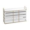 Cal-Mil 22087-13-15 Empire 20.5in x 7in x 13"H White Metal Display Riser 
