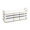 Cal-Mil 22087-9-15 Empire 20.5in x 7in x 9"H White Metal Display Riser 