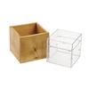 Cal-Mil 22096-99 Madera 7.5in x 7.5in x 7"H Rustic Pine Condiment Holder 