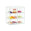 Cal-Mil 22116-15 Juno 26.5in x 17in White Steel 3-Tier Display Case 
