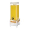 Cal-Mil 22117-3-15 Monterey 8.5inx 10in Clear Acrylic 3gl Beverage Dispenser 