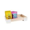 Cal-Mil 22118-4-15 Blonde 10.25in x 20.25in x 4"H 1-Tier Display Stand Riser 