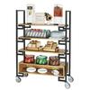 Cal-Mil 22123-99 Madera 48in x 18in Rustic Pine Serving Cart with 5 Shelves 