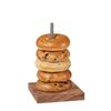 Cal-Mil 22128-49 Mid-Century 5.75in x 5.75in x 6.5"H Bagel Holder 
