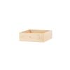 Cal-Mil 22313-2-71 Blonde 6in x 6in x 2"H Maple Wood Box - 4 Each 