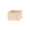 Cal-Mil 22313-4-71 Blonde 6in x 6in x 4"H Maple Wood Box - 4 Each 