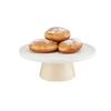 Cal-Mil 22378-93-71 Blonde 9in Dia. x 3.5"H Maple Wood Cake Stand 