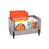 Cal-Mil 22407-12-110 Aspen 6in x 10in Gray-Washed Pine Wood Stacking Bin 
