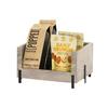 Cal-Mil 22407-1210-110 Aspen 12in x 10in Gray-Washed Pine Wood Stacking Bin 