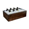Cal-Mil 22421-12-112 Heritage 12.5in x 21.5in x 6"H Dark-Stained Oak Ice Bucket 