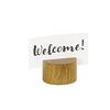 Cal-Mil 22451-99 Madera 2in Dia. x 1.25"H Rustic Pine Sign Holder - 6 Each 