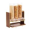 Cal-Mil 22635-46 Mid-Century 19.5in x 12in x 28.5"H Brass Cereal Dispenser 