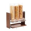 Cal-Mil 22635-49 Mid-Century 19.5in x 12in x 28.5"H Chrome Cereal Dispenser 