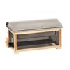 Cal-Mil 22903-115 Camden 23in x 14.75in Natural Oak Chafing Dish Stand 
