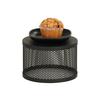 Cal-Mil 22916-5-13 Camden 7.5in Dia. x 5"H Black Metal Display Riser 