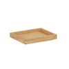 Cal-Mil 23106-10121-21 Sydney 10in x 12in x 1.5"H Oak Serving Tray 