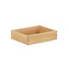 Cal-Mil 23106-10123-21 Sydney 10in x 12in x 3"H Oak Serving Tray 