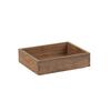 Cal-Mil 23106-10123-78 Sydney 10in x 12in x 3"H Walnut Serving Tray 