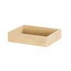 Cal-Mil 23106-10123-93 Logan 10in x 12in x 3"H Natural Wood Serving Tray 
