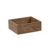 Cal-Mil 23106-10126-78 Sydney 10in x 12in x 6"H Walnut Serving Tray 