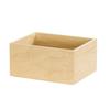 Cal-Mil 23106-10126-93 Logan 10in x 12in x 6"H Natural Wood Serving Tray 