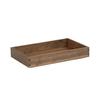 Cal-Mil 23106-12203-78 Sydney 12in x 20in x 3"H Walnut Serving Tray 