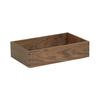 Cal-Mil 23106-12206-78 Sydney 12in x 20in x 6"H Walnut Serving Tray 