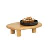 Cal-Mil 23120-21 Sydney 8.25in x 12in x 3"H Oak Display Riser 