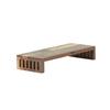 Cal-Mil 23136-1873-78 Sydney 18in x 7in x 3"H Walnut Display Riser 