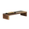 Cal-Mil 23136-1975-78 Sydney 19in x 7in x 5"H Walnut Display Riser 