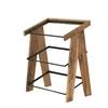 Cal-Mil 23138-3-78 Sydney 13in x 23.25in x 27.75"H Walnut 3-Tier Display Riser 