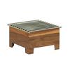 Cal-Mil 23145-78 Sydney 10.5in x 10.5in x 5.5"H Walnut Chafing Dish Stand 