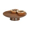 Cal-Mil 23151-123-78 Sydney 12in Dia. x 3"H Walnut Cake Pedestal 