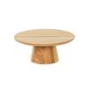 Cal-Mil 23151-125-21 Sydney 12in Dia. x 5"H Oak Cake Pedestal 