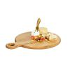 Cal-Mil 23176-14-21 Sydney 14in Dia. x 0.75"H Oak Serving Board - 3 Each 